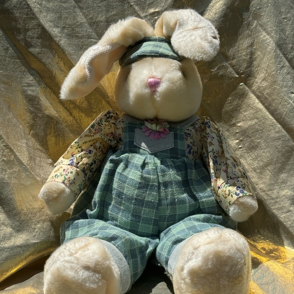 Dan Dee Pre loved vintage 80’s 90’s floral Bunny cute some wear look at pictures